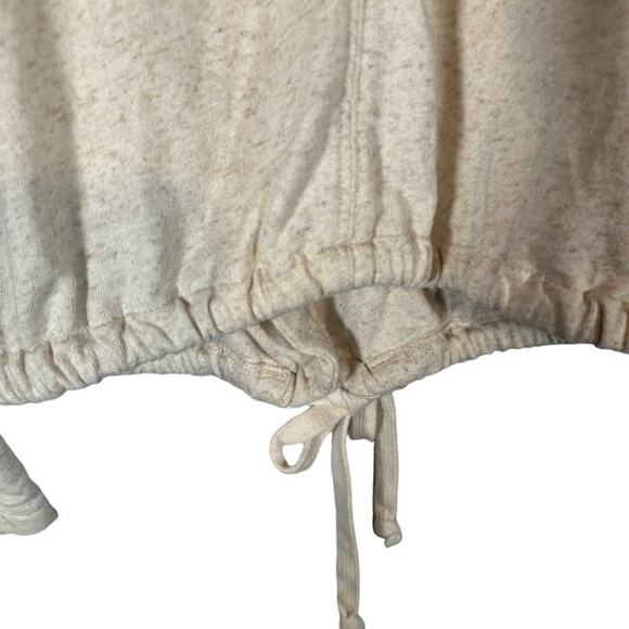 Lucky Brand Beige Oatmeal Long Sleeve Linen Blend Front Zip Jacket Women Sz XS - Picture 10 of 11